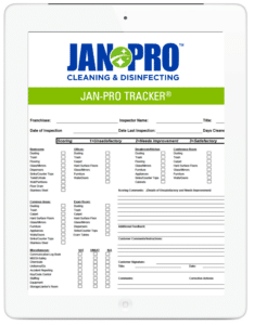 JAN-PRO Tracker form