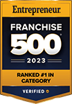 A Entrepreneur Franchise 500 2023 Badge
