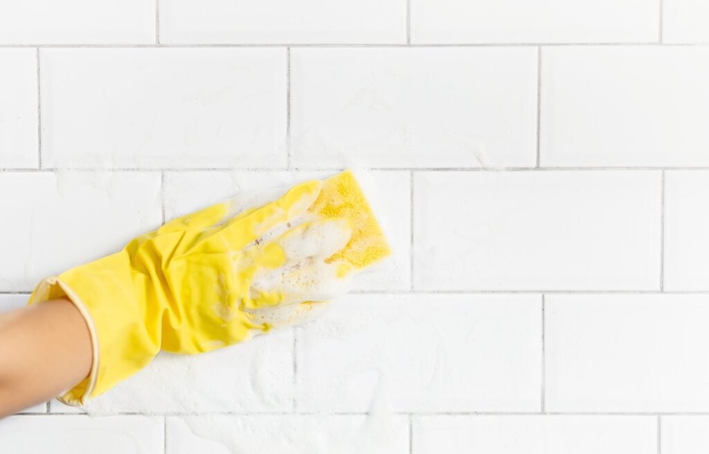 Tile grout cleaning services