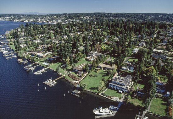 Aerial view of Bellevue, Washington