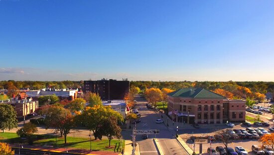Aerial View of Bensenville, Illinois